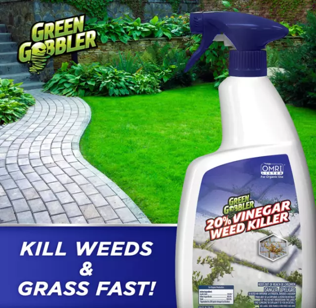 1 Gallon Spray Grass Control 20% Vinegar Weed Killer - Glyphosate Free Herbicide 6