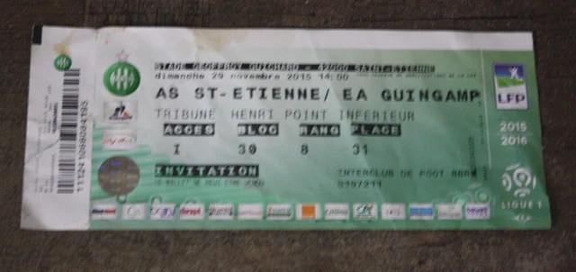 Ea Guingamp – Vente de billets 2026 | Billetterie E.Leclerc