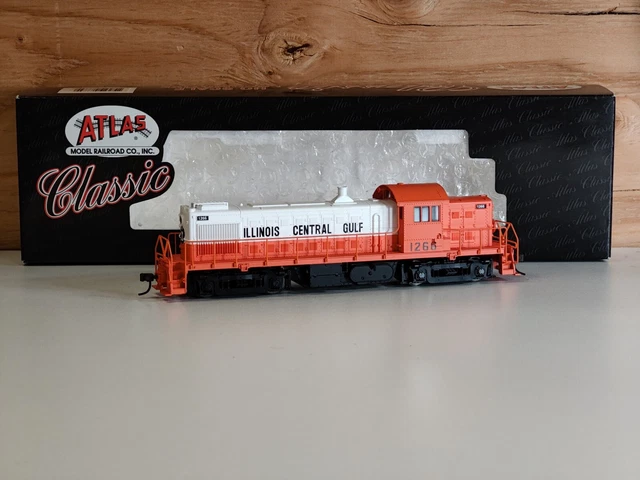 HO Atlas Classic 8884 Illinois Central Gulf Alco RS-1 Locomotive ICG #1266