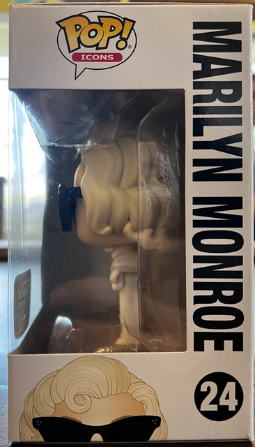 Marilyn Monroe Funko Pop Icons #24 VAULTED HOLLYWOOD EXCLUSIVE (Box Damage) 4
