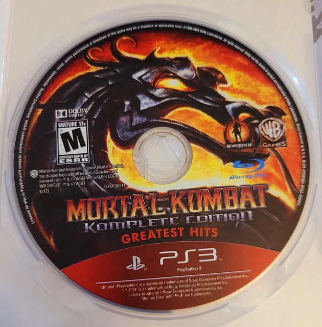 Mortal Kombat Edition Steelbook Playstation 3 (PS3) - Complet