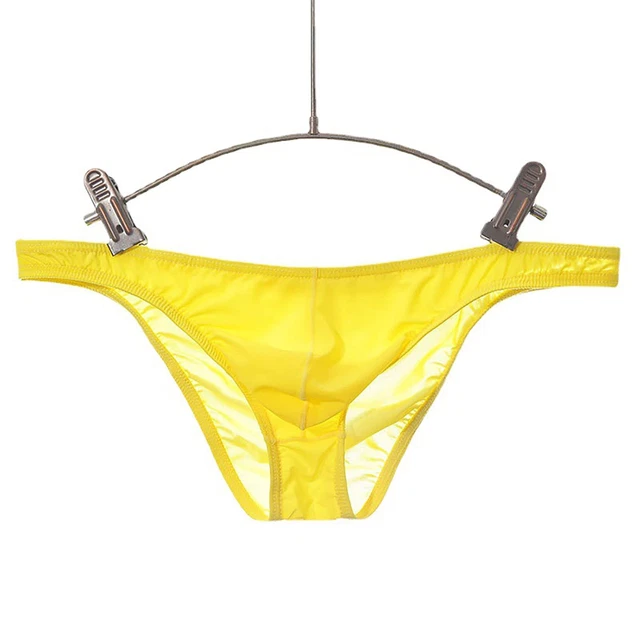 Culotte Homme Soie Glacée - Sans Couture Ultra Fine | 91% Nylon 9% Élasthanne