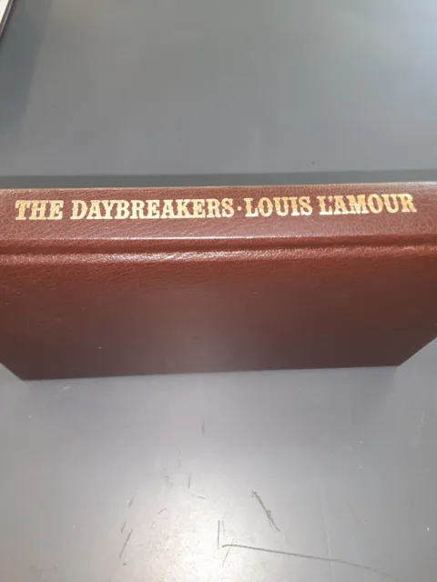 1981 cowboy WESTERN Louis L'Amour Collection LEATHERETTE edition THE DAYBREAKERS