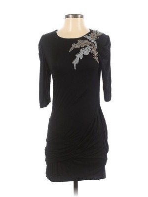 NWT Kas New York Women Black Casual Dress XS