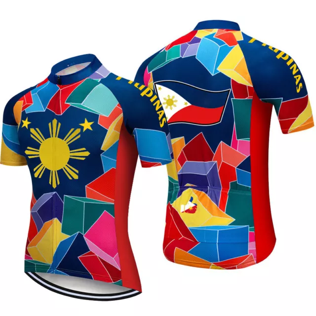 Philippine Cycling Jersey Sweater Bicycle Bike Jacket MTB Shirt Filipino Clothes