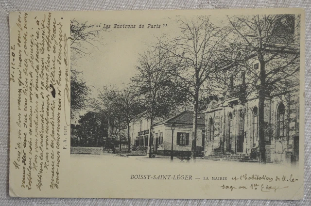 CPA " BOISSY SAINT LEGER - La Mairie