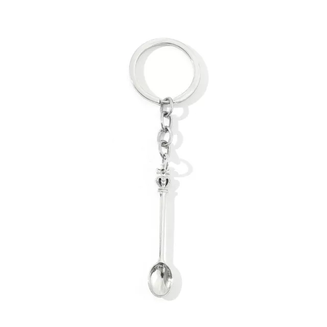 Gift Pendant Handmade Craft Trinkets Spoon Keychain Metal Key Chain Key Ring