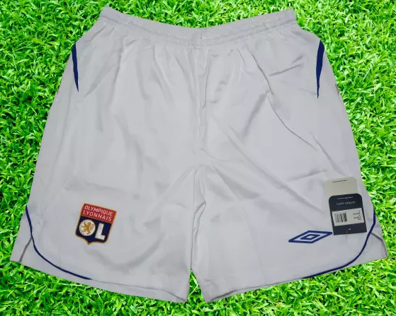 Olympique Lyonnais Lyon Shorts 100% Original Size XL 2008/2009 Home Rare