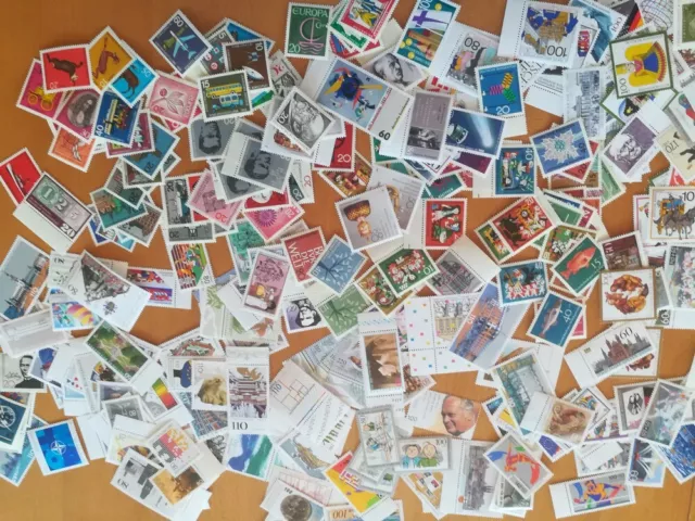 1500 verschiedene Briefmarken different Stamps Bund BRD Germany postfrisch mnh 3