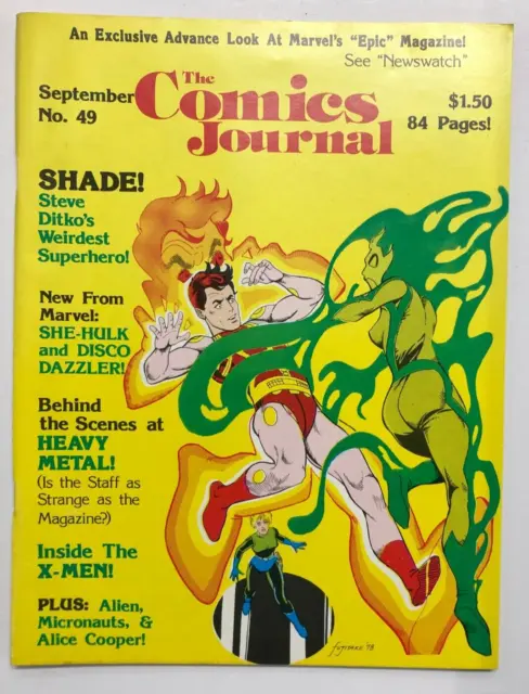 COMICS JOURNAL 49 Sept 1979 1st app/ previews She Hulk, Dazzler, Rom ... . more?
