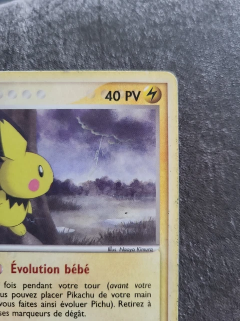 PICHU 20/100 Block EX Sandstorm NM Pokemon Card - Near Mint 4