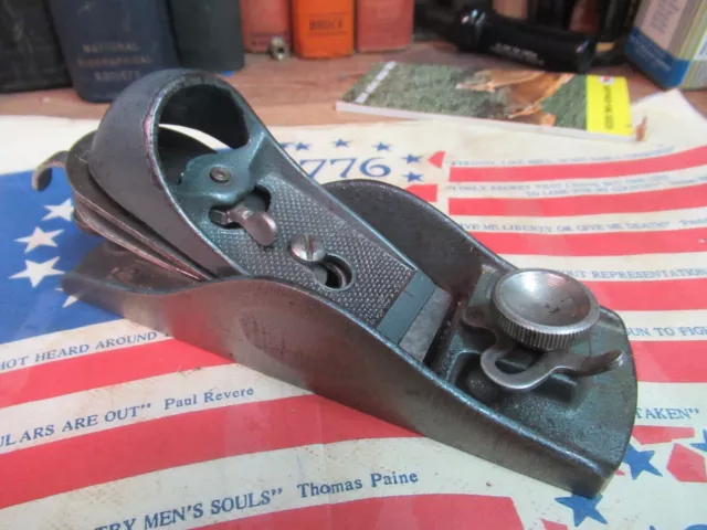 Vintage Craftsman USA Block Plane 187.37052 DD, adjustable throat STANLEY
