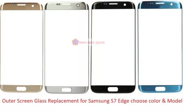 Front Outer touch Screen Glass replacement part for Samsung Galaxy S7 Edge 5.5"