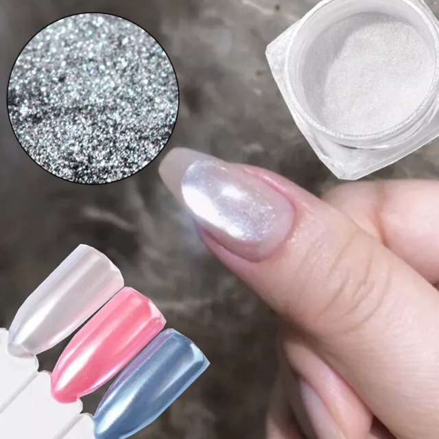Aurora Pigmento Specchio Glitter Magico Manicure Polvere Per Unghie Perle A
