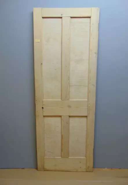 Door  27 3/4" x 76"  Pine Victorian  4 panel Wooden ref 230D
