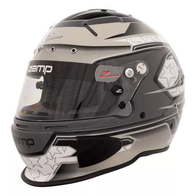 ZAMP RZ-70E Switch Gray Graphic Snell SA2015 Helmet Small H760C01S