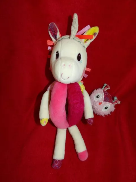Doudou Peluche Hochet D'activités Licorne Lilliputiens - Louise