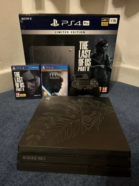 PlayStation 4 Pro 1TB Limited Edition The Last of Us Part 2 Console Bundle  - Black