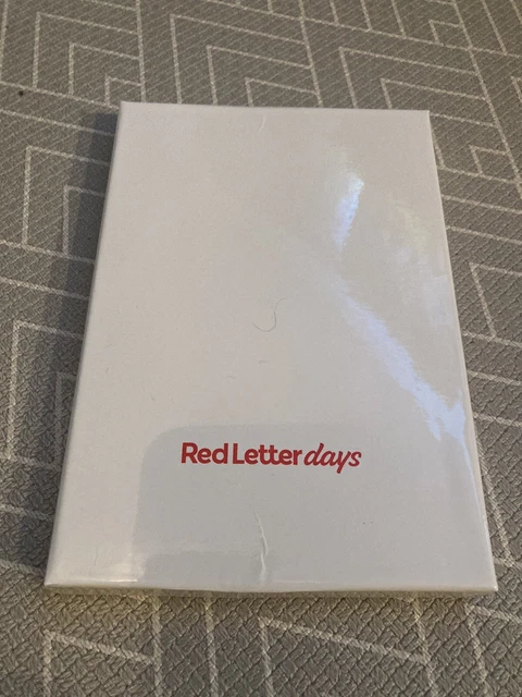 Empty Red Letter Days Voucher Box