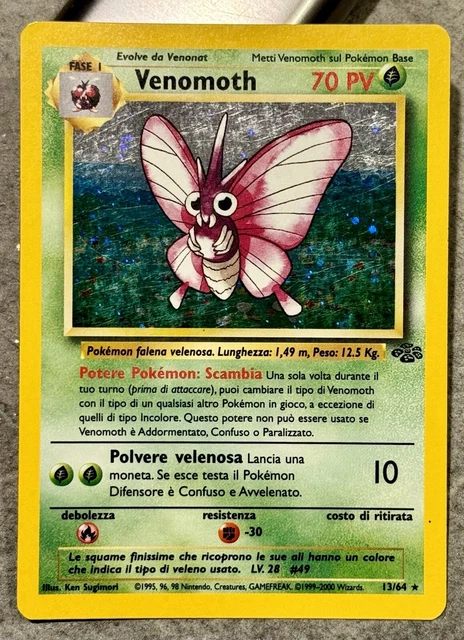 CARTA POKÉMON VENOMOTH Set Jungle 29/64 carte card ITA EUR 3,00 ...