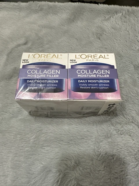 (Lot of 2) L’Oreal Paris Collagen Moisture Filler Daily Moisturizer Cream 1.7 oz