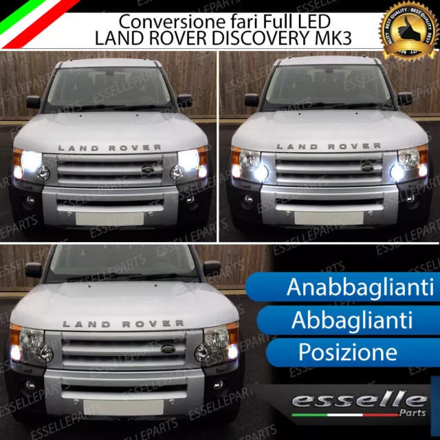 Kit Conversione Fari Full Led Discovery 3 Anabbaglianti Abbaglianti Posizione