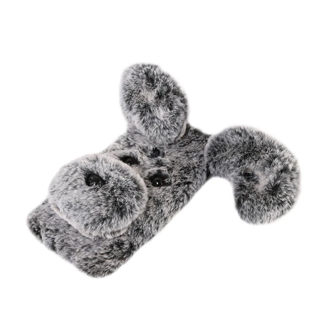 Coque pour téléphone à motifs en peluche douce Mignon Mode Hiver Garder 2