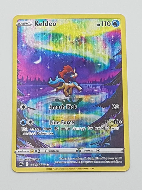 Pokémon TCG Einzelkarte Keldeo bespielt
