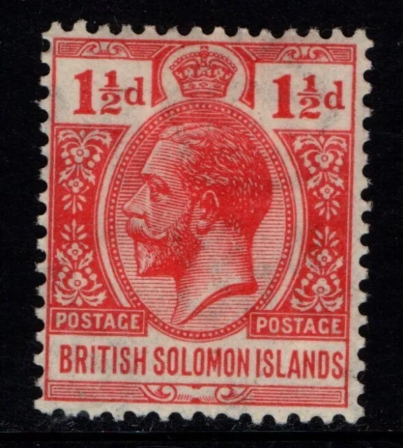 British Solomon Islands 1922 1931 KGV King George V 1½d scarlet SG42 Mint
