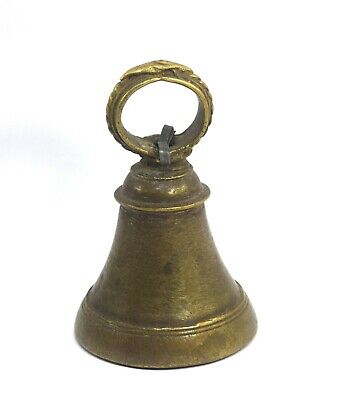 Vintage Bronze Bell Unique Collectible True Sound Old Primitive Bell i9-162