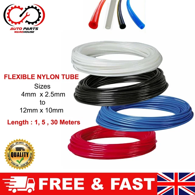 British Airways Uniform Tubo Flessibile Pneumatico In Nylon Con Connettori Push-Fit - Per Linee Aria Compressa Tubo Pneumatico In Nylon - Foto 8