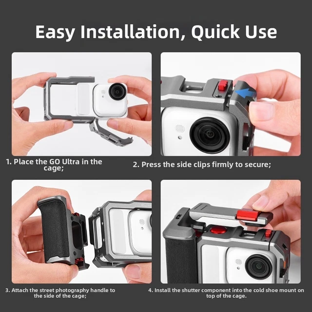 Support Magnétique Tour De Cou Pour Caméra Insta360 GO Ultra - Lanière à Dégagement Rapide - Prise De Vue Mains Libres Pour Vlog Et Selfie