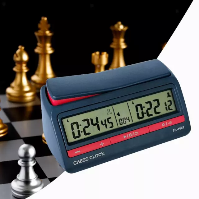 TIMER SCACCHI, OROLOGIO scacchi internazionale digitale professionale,  legno C D9P9 EUR 31,95 - PicClick IT