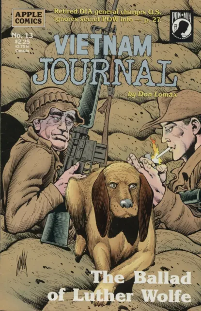 Vietnam Journal #13 by Don Lomax. Apple Comics. Best war comic of past 50 years