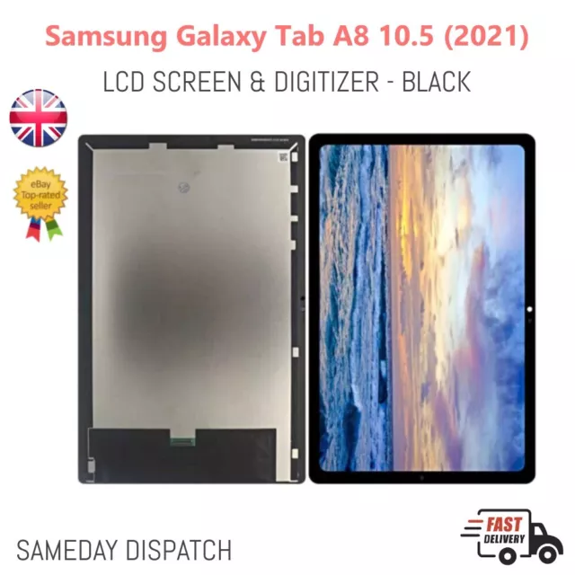 Samsung Galaxy Tab A8 10.5 (2021) X200 X205 LCD Screen Black Display Digitizer