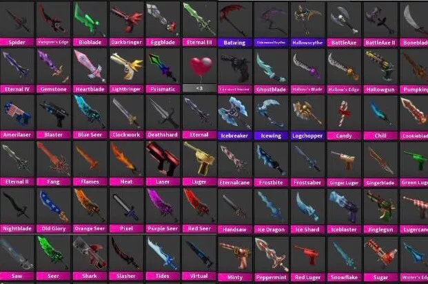 murder mystery 2 godlys. selling all of my 500+ godlys!!