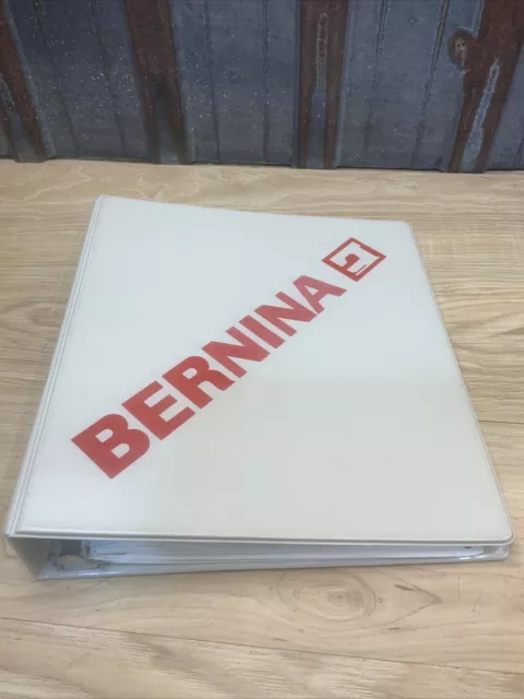 Bernina Workbook Binder Manual Guide