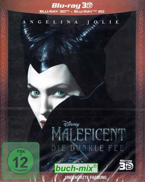 MALEFICENT - Die Dunkle Fee =Blu-ray 3D + Blu-ray 2D= Set NEU & OVP