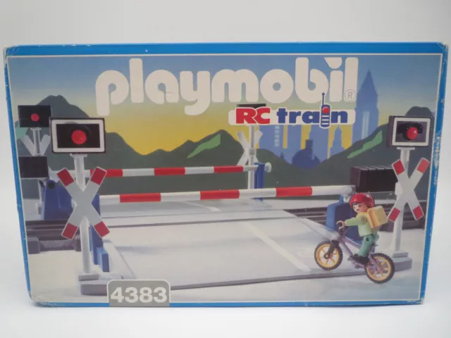 Playmobil 4383  "Bahnübergang" NEU & OVP-von 1997-RAR/selten!