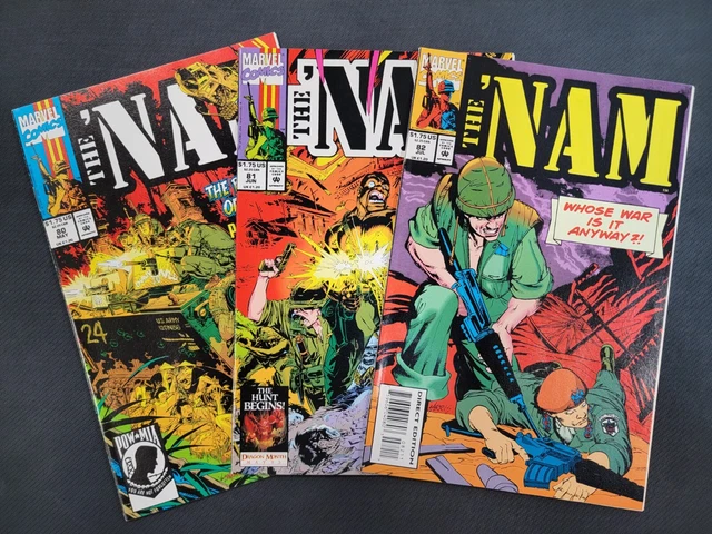 The Nam #80, #81, & #82 1993 Marvel Comics