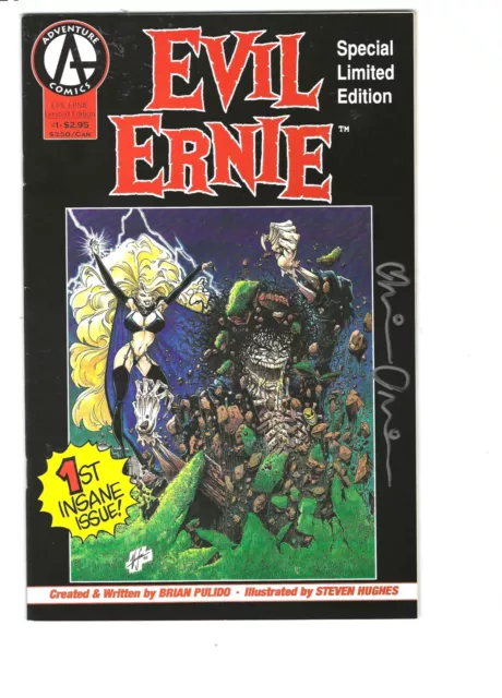 Evil Ernie #1 SPECIAL LMT ED. SIGNED by Brian Pulido - Adventure Comics VF-NM