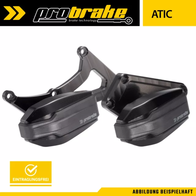 Sturzpads ATIC Schwarz für Triumph Speed Triple 1200 RR (22-) PB01