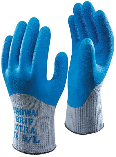 10 Pairs of SHOWA 305 Grip Xtra Gloves Latex Coating Mechanical Resistance
