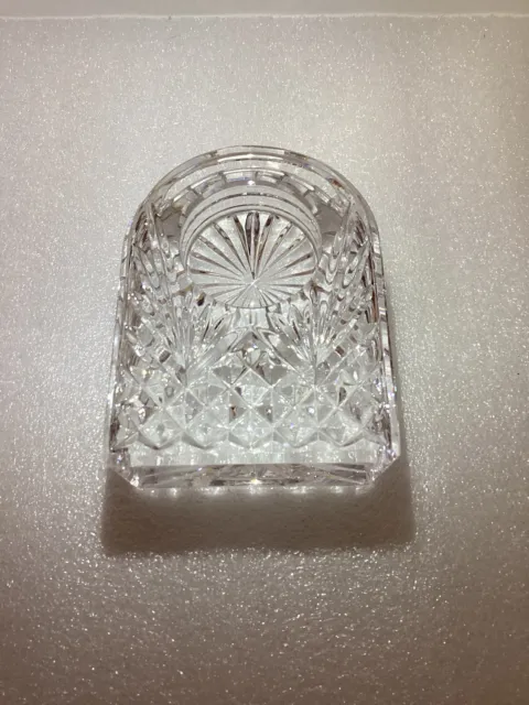 Waterford Crystal Tea Lite Candle Holder 1 1/4 X 3 1/2 X 2 1/2
