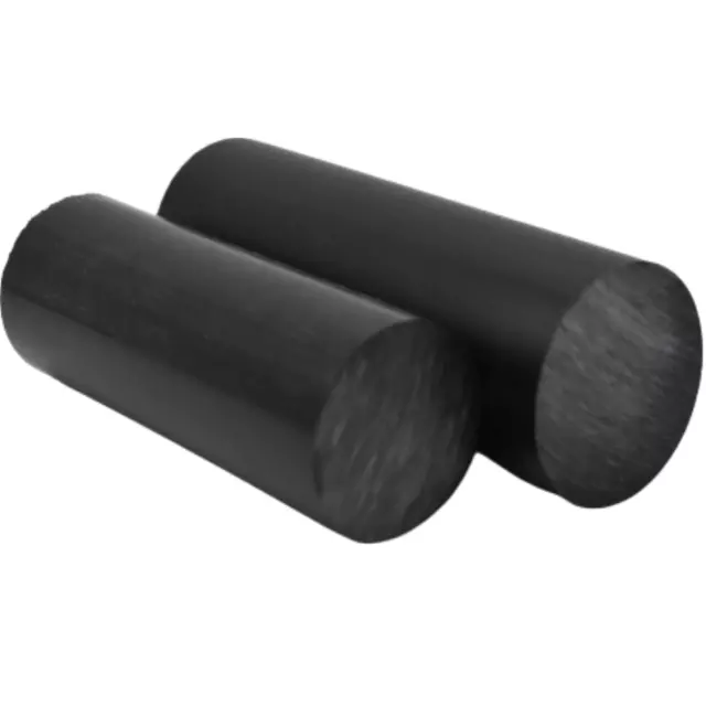 BLACK HDPE ROD - (100mm) DIAMETER x 245mm LONG (Engineering Plastic)