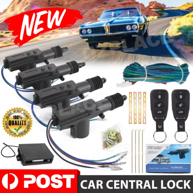 Remote Control Car 4 Door Keyless Entry Central Lock Locking Kit Security System