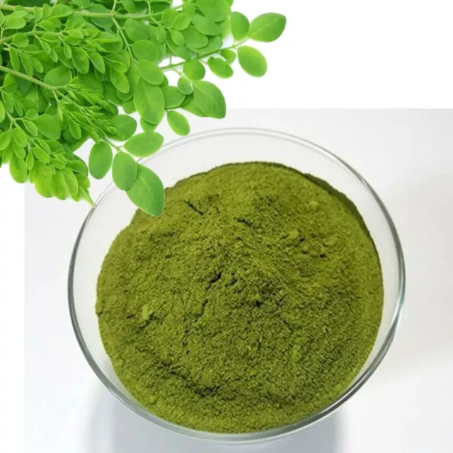 Foglie di Moringa essiccate in polvere Energy & Immune Boost Super green...