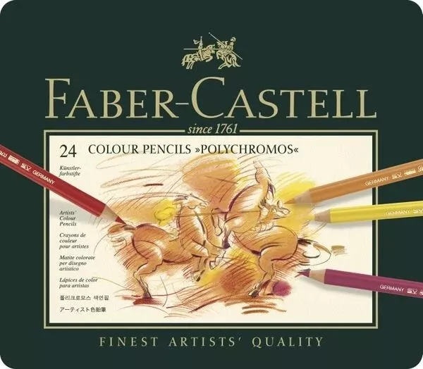 Faber-Castell Künstlerfarbstifte Polychromos 24er Set FABER CASTELL 110024 #W