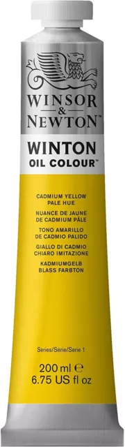 Winsor & Newton Winton Oil Colour 1437119 Cadmium Yellow Pale Hue 200 ML