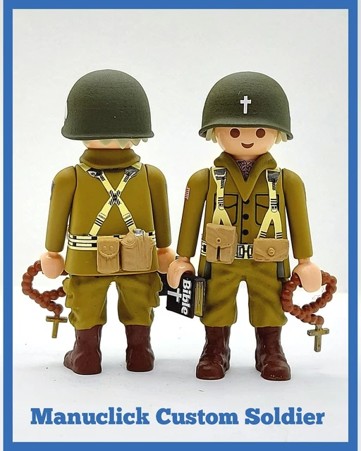 Playmobil Custom Capellan Castrense (Division Bleue